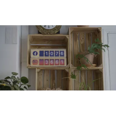 Instagram Counter – Echtzeit Follower Anzeige | Smiirl