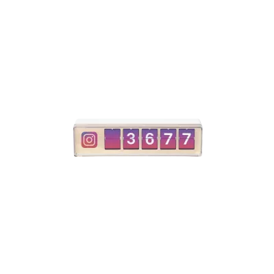 Real Time Instagram Follower Counter