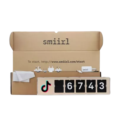 TikTok Counter – Real Time Social Media Counter | Smiirl